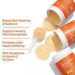 Korean Marine Collagen Powder for Glowing Skin, Hair & Nails | Hydrolyzed Collagen Peptides | Anti-Aging Supplement - IMMUNOSCIENCES