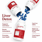 Liver Detox supplement supporting liver wellness with antioxidant ingredients in a non-GMO formula.