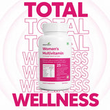 Women's Multivitamin Tablets with Iron, Calcium, Biotin & Folic Acid - Ginseng, Shatavari & Cranberry Extract