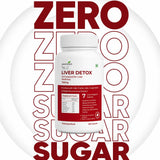 Zero sugar Liver Detox supplement with Milk Thistle for daily liver wellness and antioxidant support.