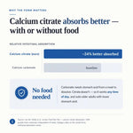 Calcium Tablets – Bone Strength & Density Support – with Vitamin D3 & Magnesium - IMMUNOSCIENCES