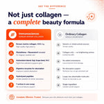 Korean Marine Collagen Powder for Glowing Skin, Hair & Nails | Hydrolyzed Collagen Peptides | Anti-Aging Supplement - IMMUNOSCIENCES