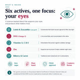 EYE Care Cranberry Flavour Gummies with Lutegen®, Zeaxanthin & Omega-3 for Eye Health