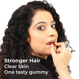 Biotin Gummies – High Potency 10,000 mcg for Hair Growth, Skin & Nails – Delicious Strawberry Flavor – 30 Gummies