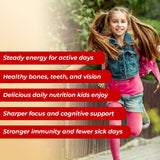 Kids Multivitamin Gummies – Daily Vitamins for Immune Support, Growth & Energy – Natural Fruit Flavors 30 Gummies - IMMUNOSCIENCES