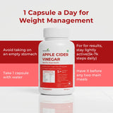Apple Cider Vinegar(ACV) Sugar-Free Tablets for Craving Control, Fat Burn & Weight Management – No Bloat Formula