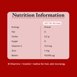 Biotin Gummies – High Potency 10,000 mcg for Hair Growth, Skin & Nails – Delicious Strawberry Flavor – 30 Gummies