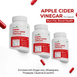 Apple Cider Vinegar (ACV) Sugar-Free Capsules for Appetite Support & Active Lifestyle – No-Bloat Formula