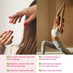 Biotin Gummies – High Potency 10,000 mcg for Hair Growth, Skin & Nails – Delicious Strawberry Flavor – 30 Gummies - IMMUNOSCIENCES