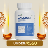Calcium Tablets – Bone Strength & Density Support – with Vitamin D3 & Magnesium - IMMUNOSCIENCES