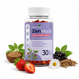 ZenMode Sleep Gummies – Melatonin 5mg + Ashwagandha 50mg | Fall Asleep Faster, Wake Refreshed