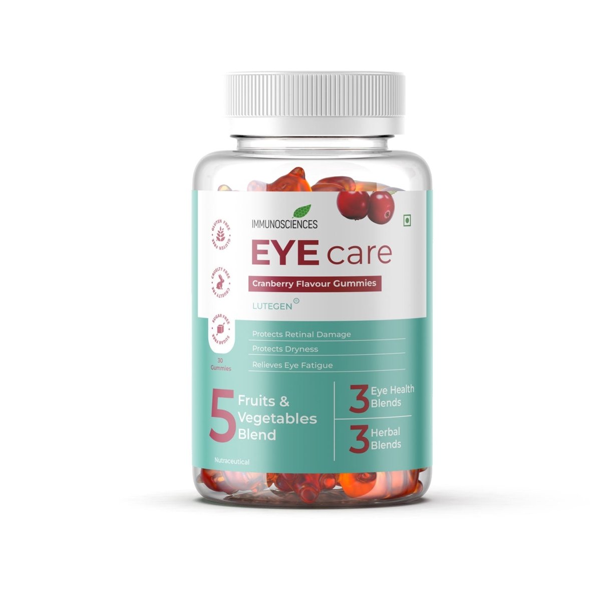 Eye Care Gummies | Clinically Backed Lutein, Zeaxanthin & DHA for Vision & Blue Light Protection - IMMUNOSCIENCES