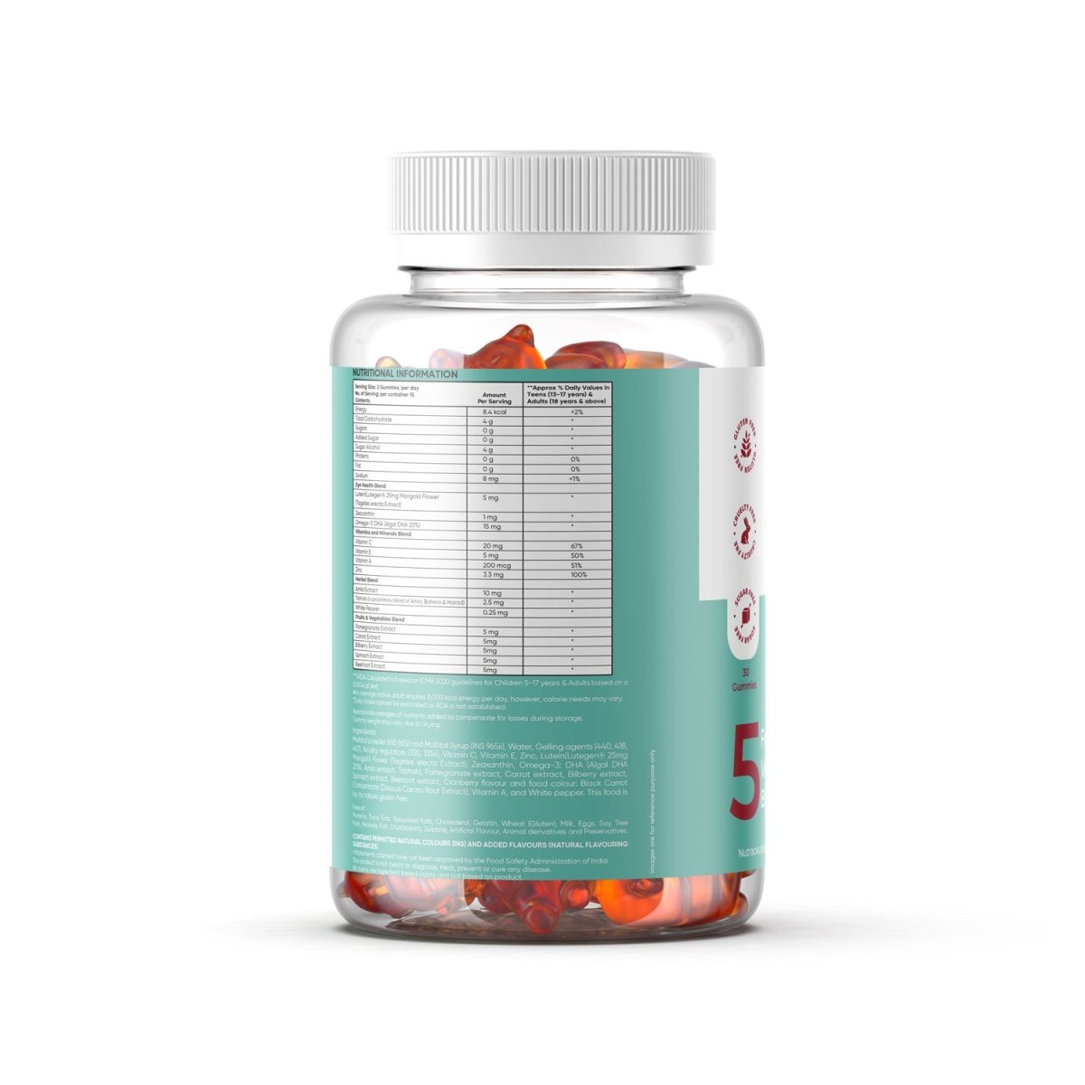 Eye Care Gummies | Clinically Backed Lutein, Zeaxanthin & DHA for Vision & Blue Light Protection - IMMUNOSCIENCES