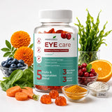 EYE Care Cranberry Flavour Gummies with Lutegen®, Zeaxanthin & Omega-3 for Eye Health